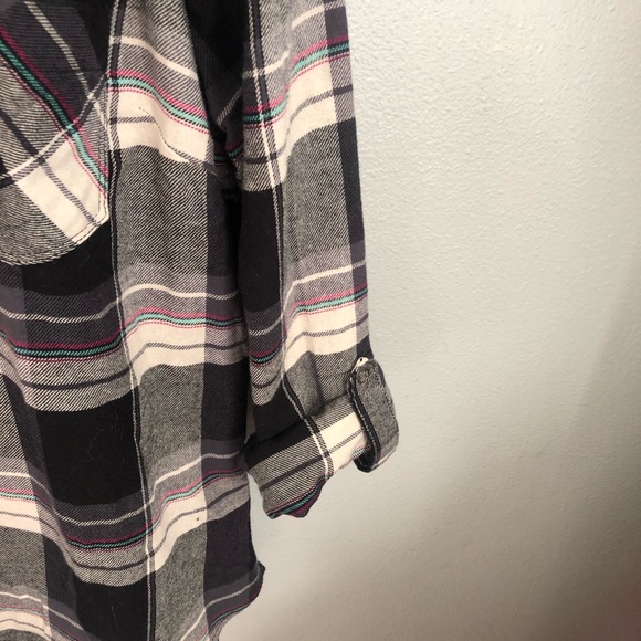 ALC- At Last Classics Small Half Button Flannel - Picture 8 of 10